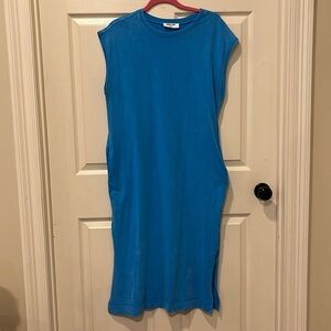 NWOT double zero blue dress, small